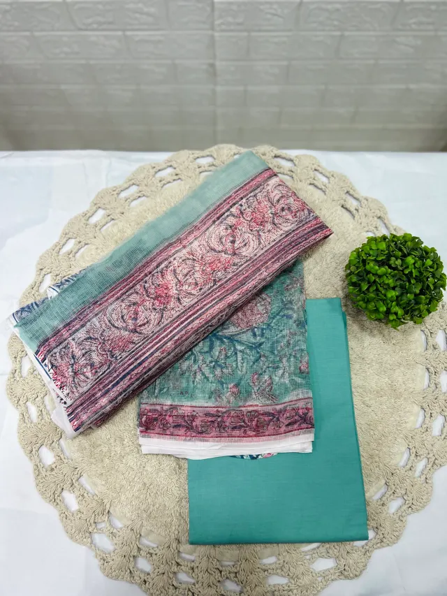 Chudithar set - Blue with Purple